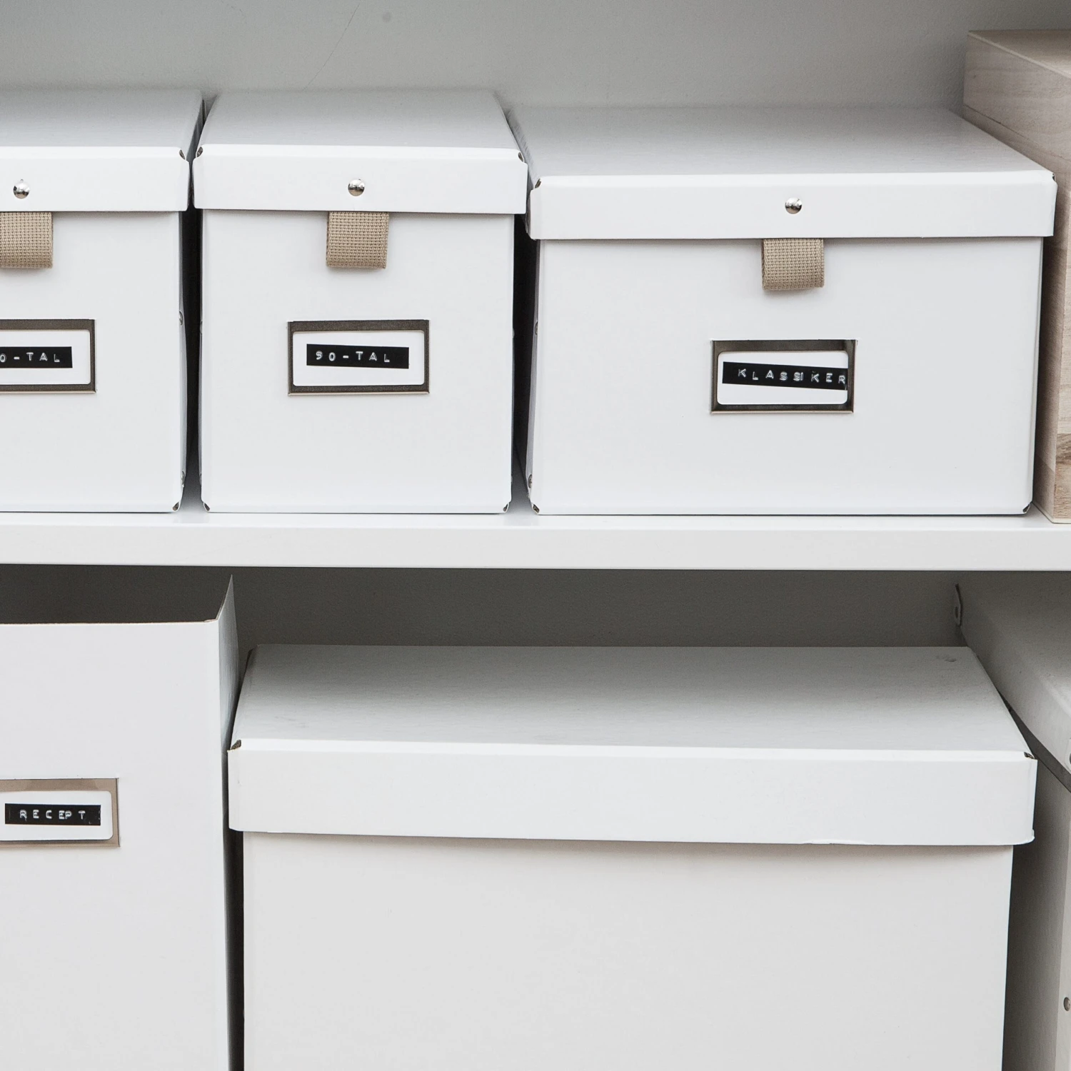 Box Lasche Schmal Weiß 2 Box Lasche Schmal Weiß – Bild 2