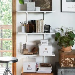 Box Lasche Schmal Weiß 10 Box Lasche Schmal Weiß -Home Essentials Günstiges Geschäft 300280 13349