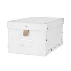 Box Lasche Breit Weiß