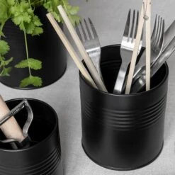 Dose Konserve Medium Schwarz 7 Dose Konserve Medium Schwarz -Home Essentials Günstiges Geschäft 300486 17465