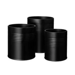 Dose Konserve Groß Schwarz -Home Essentials Günstiges Geschäft 300487 16474