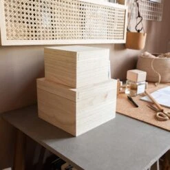 Box Holz Deckel Mittel 9 Box Holz Deckel Mittel -Home Essentials Günstiges Geschäft 301635 20931