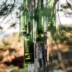 Hängeleuchte Flasche Grün -Home Essentials Günstiges Geschäft 370691 34711