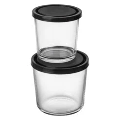 Glasdose Schwarz Deckel 0,8L -Home Essentials Günstiges Geschäft 371928 5135