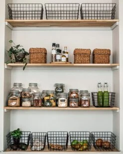 Korb Draht Klein Schwarz -Home Essentials Günstiges Geschäft 372181 37612