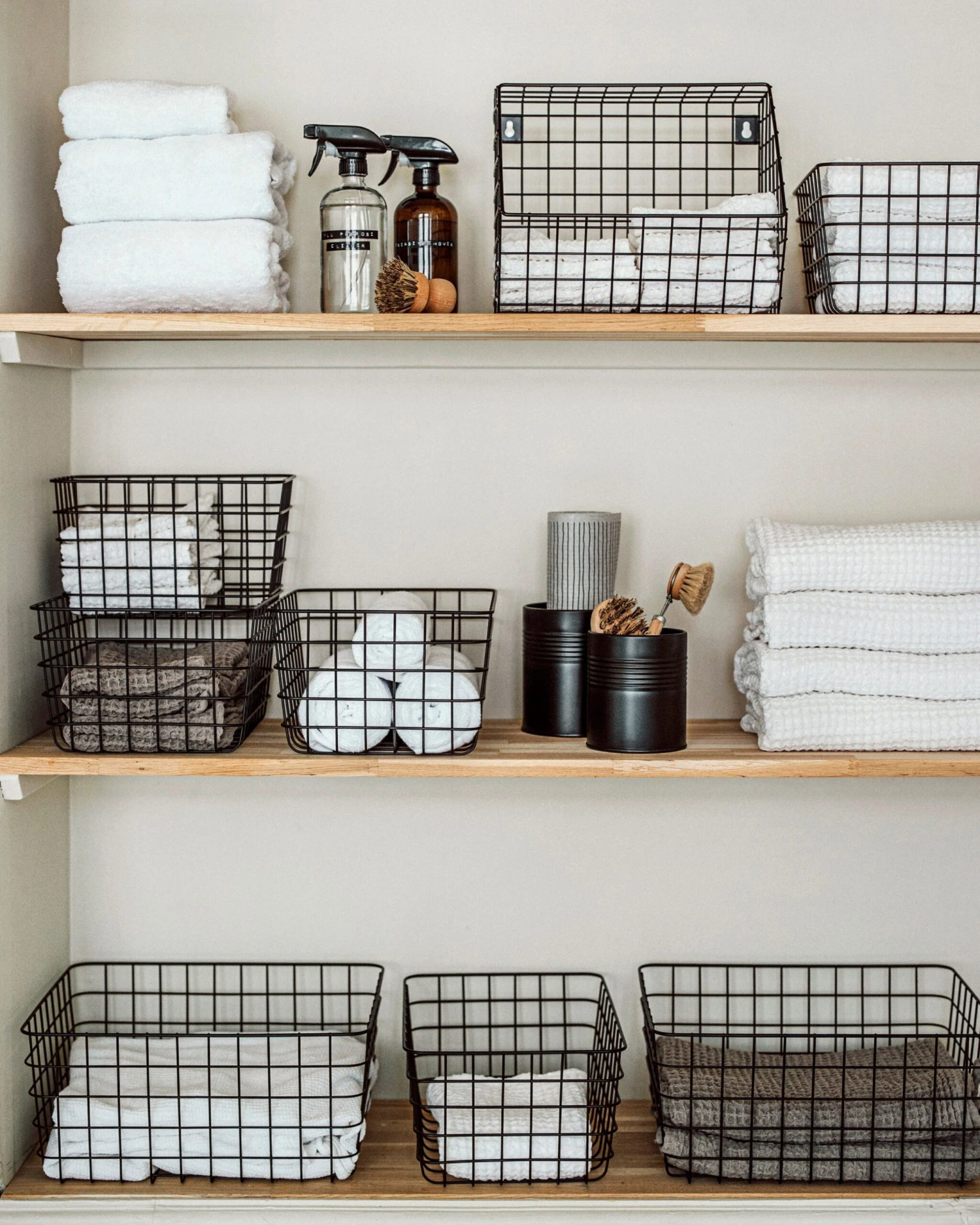 Korb Draht Groß Schwarz 5 Korb Draht Groß Schwarz – Bild 5