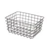 Korb Draht Groß Schwarz