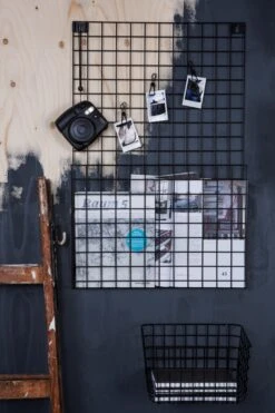 Aufbewahrungssystem Gitter Schwarz -Home Essentials Günstiges Geschäft 372183 10813