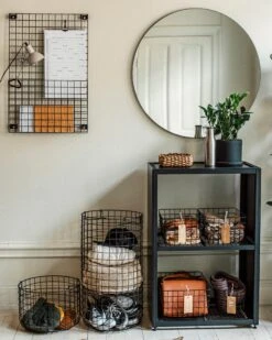 Aufbewahrungssystem Gitter Schwarz -Home Essentials Günstiges Geschäft 372183 37628