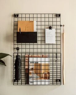 Aufbewahrungssystem Gitter Schwarz -Home Essentials Günstiges Geschäft 372183 37637