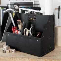 Schreibtisch-Organizer Tragbar Graphit -Home Essentials Günstiges Geschäft 372193 12440