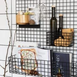 Aufbewahrungssystem Gitter Regal -Home Essentials Günstiges Geschäft 372654 14667