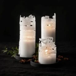 Kerze 7x15cm Weiß 8 Kerze 7x15cm Weiß -Home Essentials Günstiges Geschäft 372677 15639