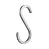 S-Haken Stahl 10 Cm Silber