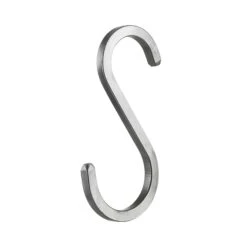 S-Haken Stahl 10 Cm Silber