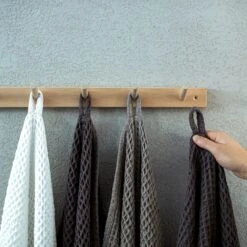 Handtuch Baumwolle Groß Weiß 9 Handtuch Baumwolle Groß Weiß -Home Essentials Günstiges Geschäft 373404 33409