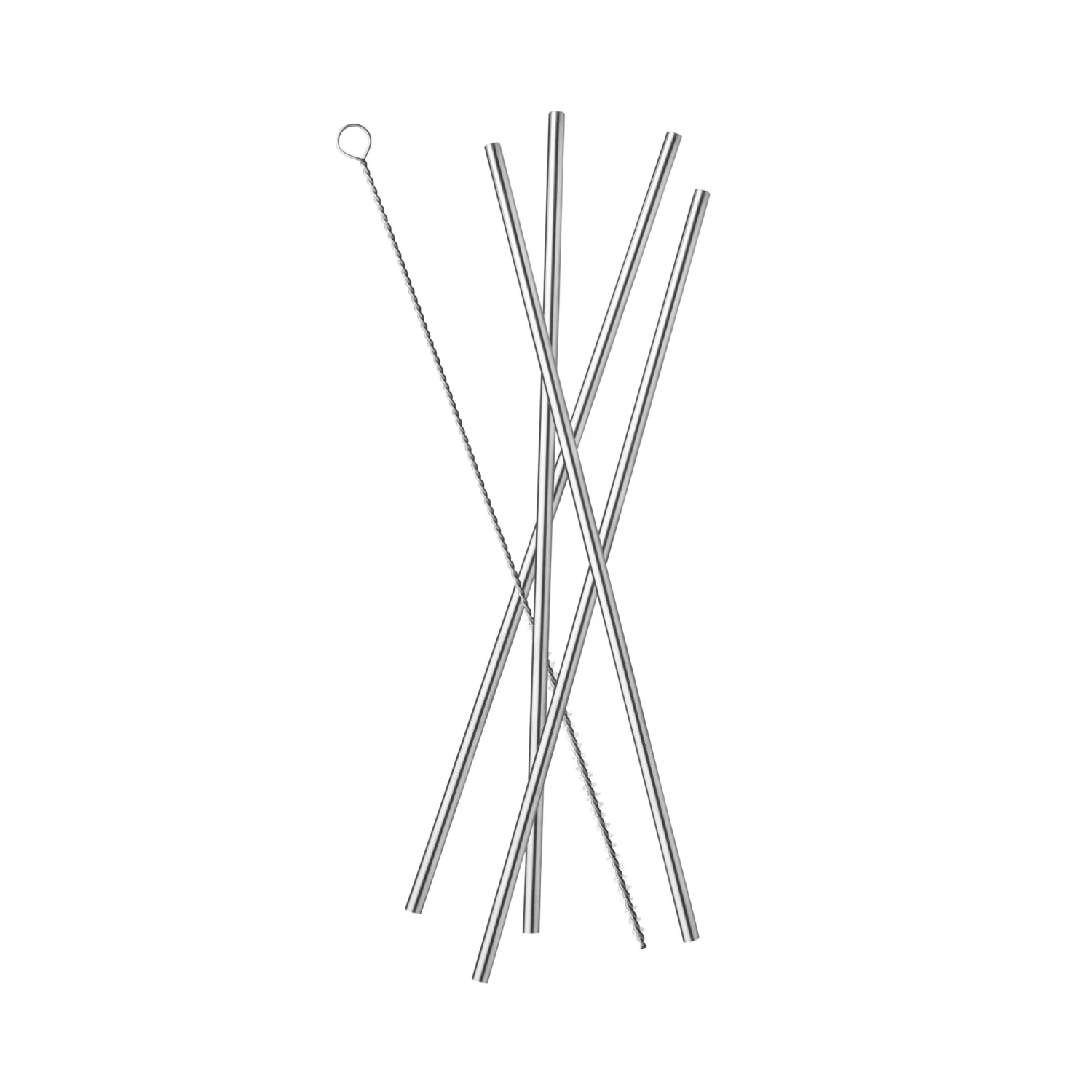 Trinkhalm Edelstahl 4er-Pack 1 Trinkhalm Edelstahl 4er-Pack