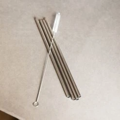 Trinkhalm Edelstahl 4er-Pack 5 Trinkhalm Edelstahl 4er-Pack -Home Essentials Günstiges Geschäft 374708 20954 1