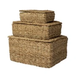 Korb Hoogla Mit Deckel Groß -Home Essentials Günstiges Geschäft 374832 17291