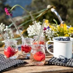 Strohhalm Glas 4er-Pack -Home Essentials Günstiges Geschäft 375179 16764 3