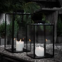 Laterne Metall Schwarz Groß 7 Laterne Metall Schwarz Groß -Home Essentials Günstiges Geschäft 375212 17631 3