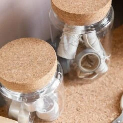 Glasgefäß Korkdeckel Klein -Home Essentials Günstiges Geschäft 375278 20942