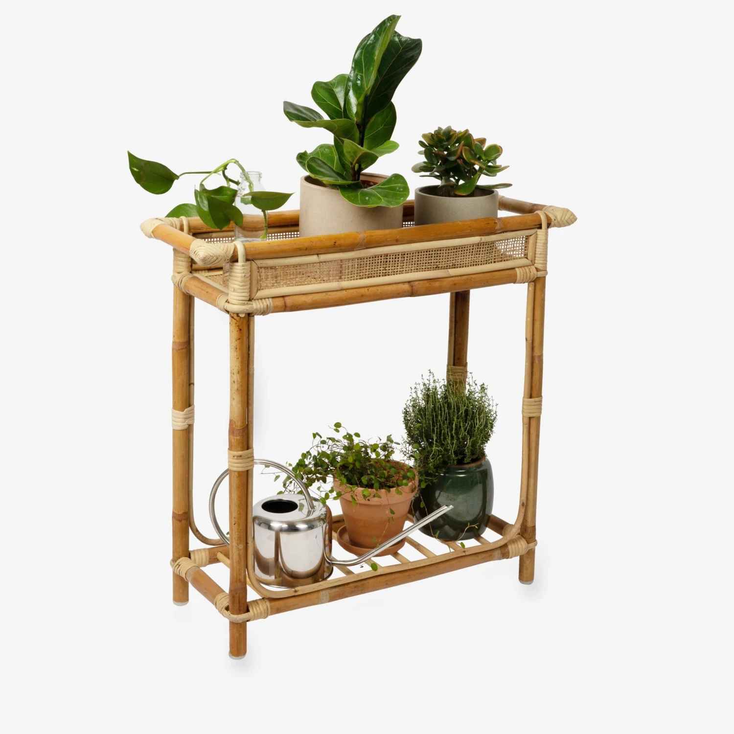Pflanzenregal Rattan 2 Pflanzenregal Rattan – Bild 2