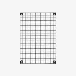 Aufbewahrungstafel Gitternetz 60 X 42 Cm Schwarz