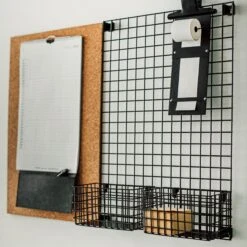 Aufbewahrungstafel Gitternetz 60 X 42 Cm Schwarz -Home Essentials Günstiges Geschäft 375888 35509