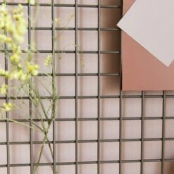 Aufbewahrungstafel Gitternetz 60 X 42 Cm Grün -Home Essentials Günstiges Geschäft 375905 20945