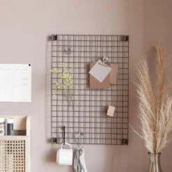 Aufbewahrungstafel Gitternetz 60 X 42 Cm Grün -Home Essentials Günstiges Geschäft 375905 20946