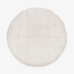 Home Essentials Günstiges Geschäft 23 Sitzkissen Groß Rund Cremefarben