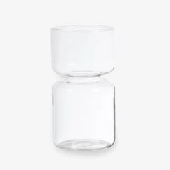 Hyazinthenvase Glatt Klarglas Groß