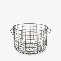Korb Stapelbar Klein Schwarz