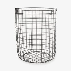 Korb Stapelbar Groß Schwarz