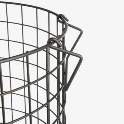 Korb Stapelbar Groß Schwarz -Home Essentials Günstiges Geschäft 376333 21677