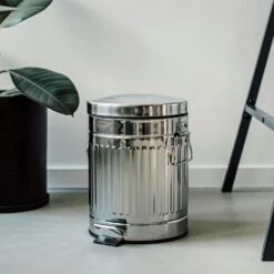 Pedal-Eimer Metall 5 L -Home Essentials Günstiges Geschäft 400107 35559