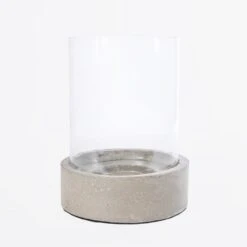 Sturmlaterne Zement/Glas