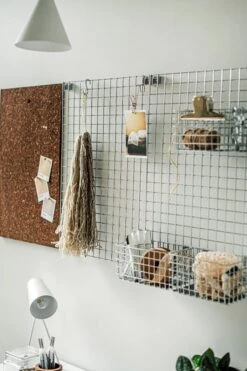 Aufbewahrungstafel Gitternetz 60 X 42 Cm Chrom -Home Essentials Günstiges Geschäft 400416 35363