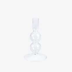 Kerzenständer Glas Zepter Hoch