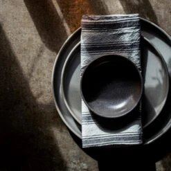 Schüssel Bruno Steingut 12 Cm Dunkelgrau -Home Essentials Günstiges Geschäft 400584 27513