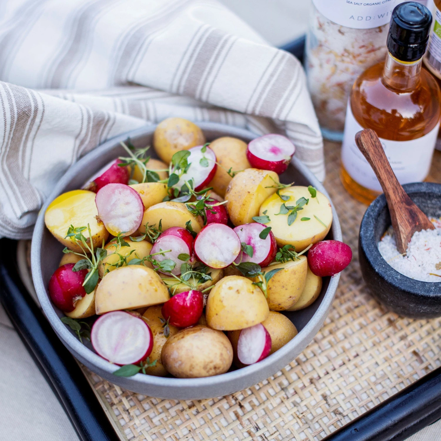 Schüssel Bruno Steingut 22 Cm Grau 4 Schüssel Bruno Steingut 22 Cm Grau – Bild 4