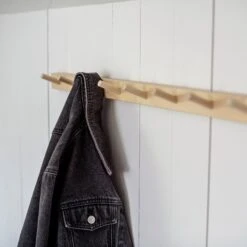 Leiste Mit Haken Birke 86 Cm -Home Essentials Günstiges Geschäft 400699 27570