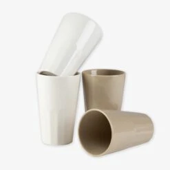 Becher Porzellan Groß Creme -Home Essentials Günstiges Geschäft 400738 28726 1