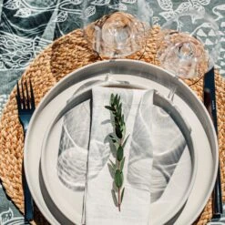 Tablett Jute Ø 35 Cm -Home Essentials Günstiges Geschäft 400938 34654