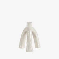 Kerzenleuchter High Flow Warmgrau