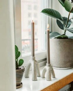 Kerzenleuchter High Flow Warmgrau -Home Essentials Günstiges Geschäft 401022 36423