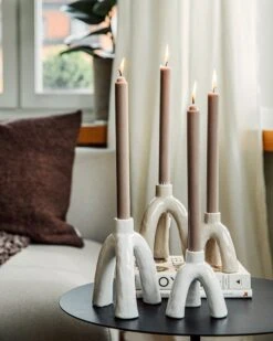 Kerzenleuchter High Flow Warmgrau -Home Essentials Günstiges Geschäft 401022 36424