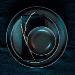 Teller Bruno Steingut 22 Cm Dunkelgrau -Home Essentials Günstiges Geschäft 401212 30276 1