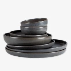 Teller Bruno Steingut 17 Cm Dunkelgrau -Home Essentials Günstiges Geschäft 401217 29725